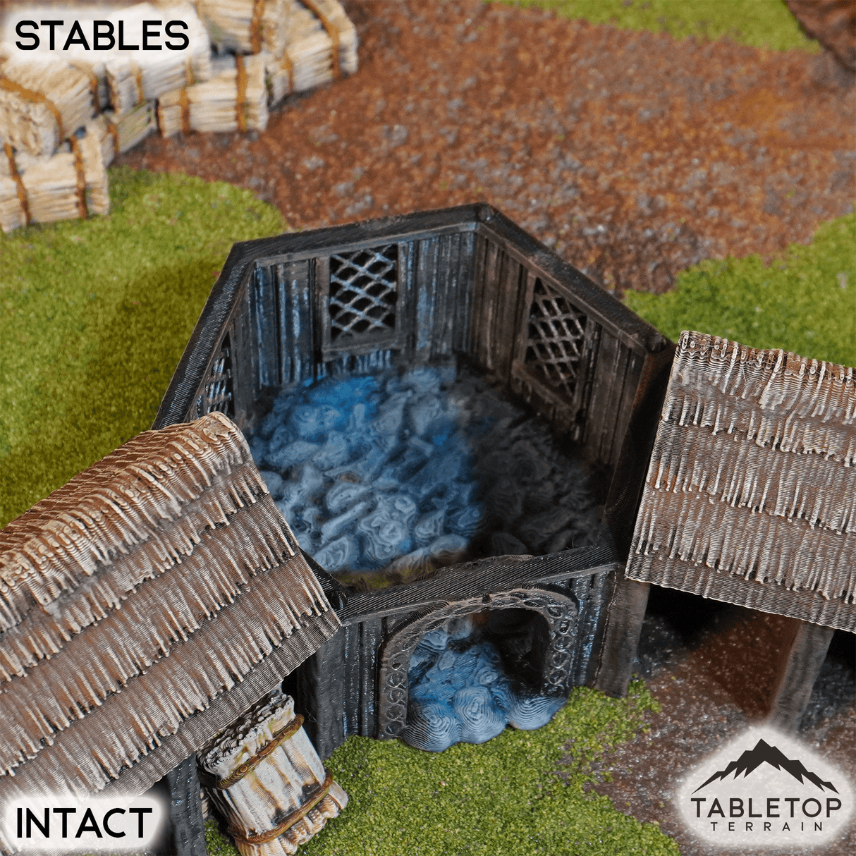 Tabletop Terrain Building Stables - Kingdom of Saxonia