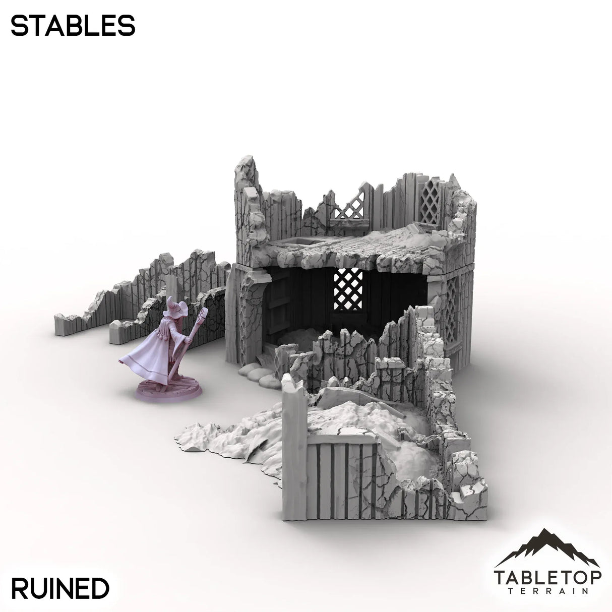 Tabletop Terrain Building Stables - Kingdom of Saxonia