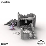 Tabletop Terrain Building Stables - Kingdom of Saxonia