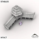 Tabletop Terrain Building Stables - Kingdom of Saxonia