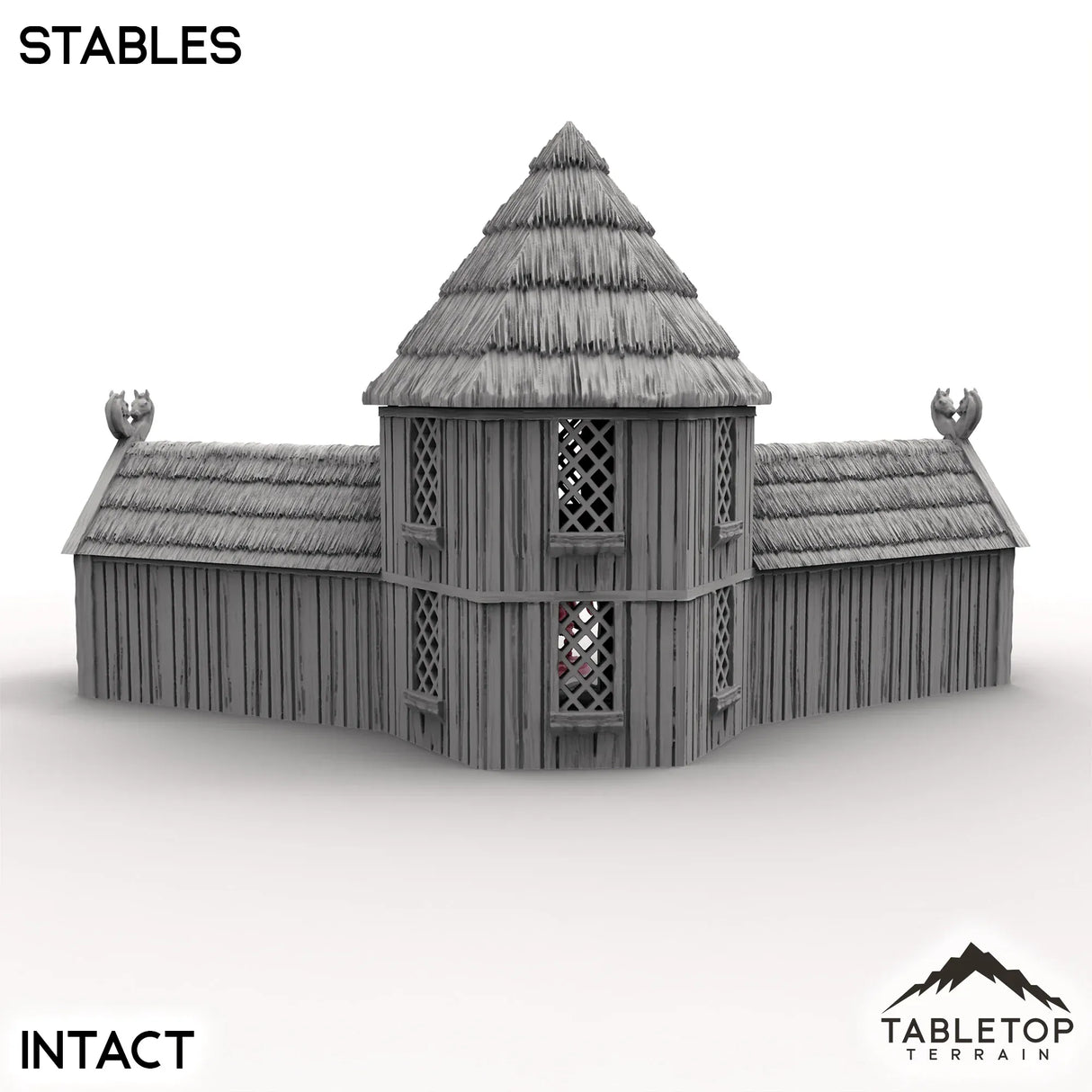 Tabletop Terrain Building Stables - Kingdom of Saxonia