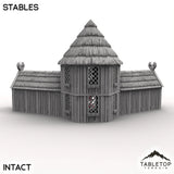 Tabletop Terrain Building Stables - Kingdom of Saxonia