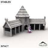 Tabletop Terrain Building Stables - Kingdom of Saxonia