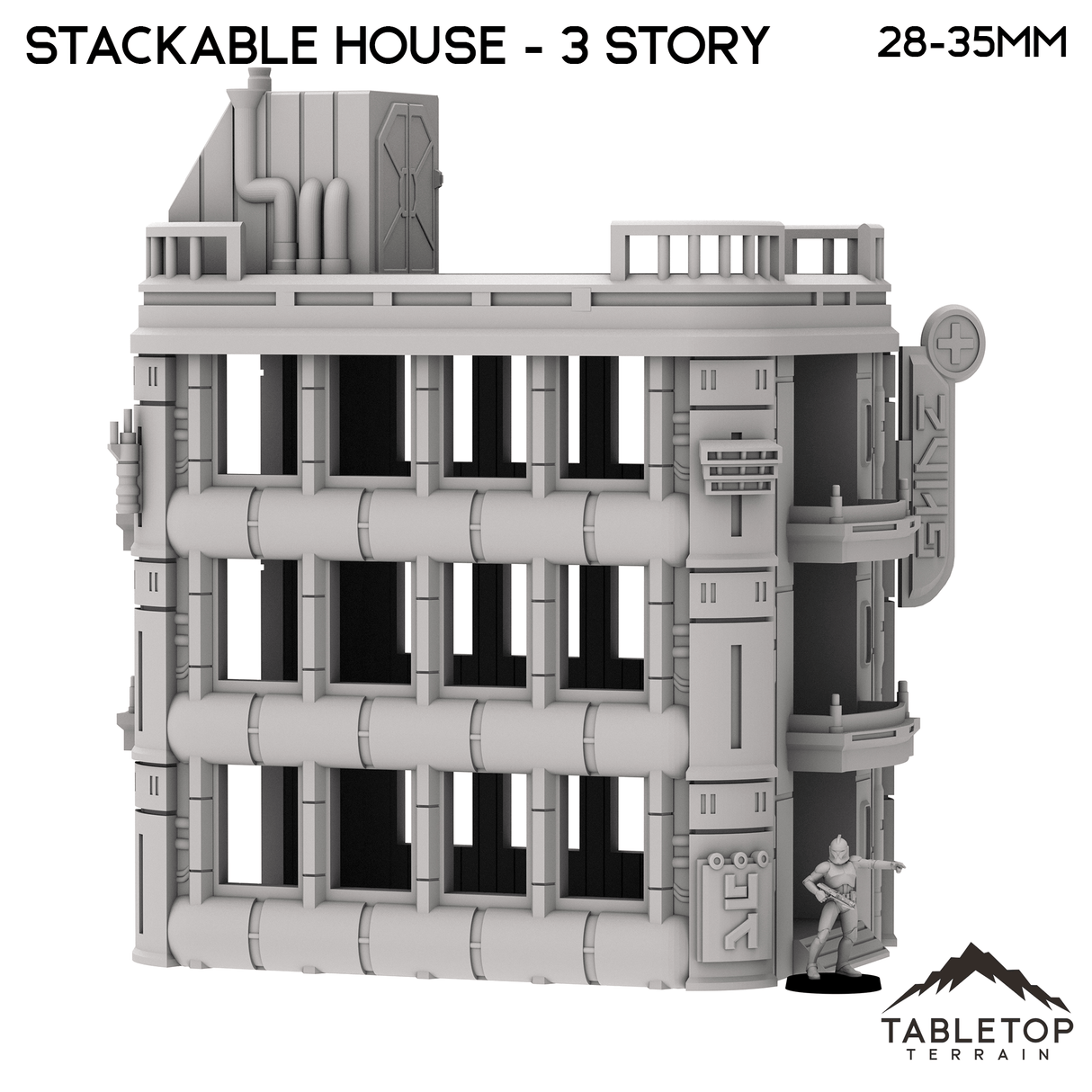 Tabletop Terrain Building Stackable House