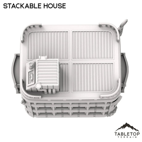 Tabletop Terrain Building Stackable House - Futuristic City