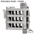 Tabletop Terrain Building Stackable House - Futuristic City