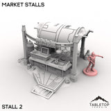 Tabletop Terrain Building Stall 2 / 40mm Market Stalls