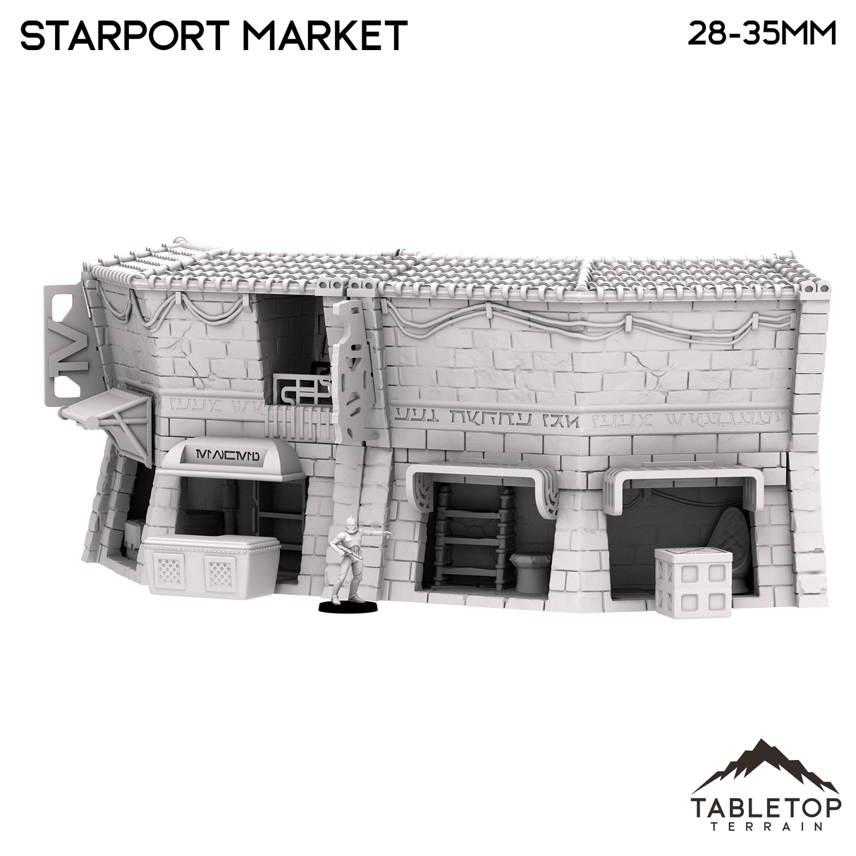 Tabletop Terrain Building Starport Market