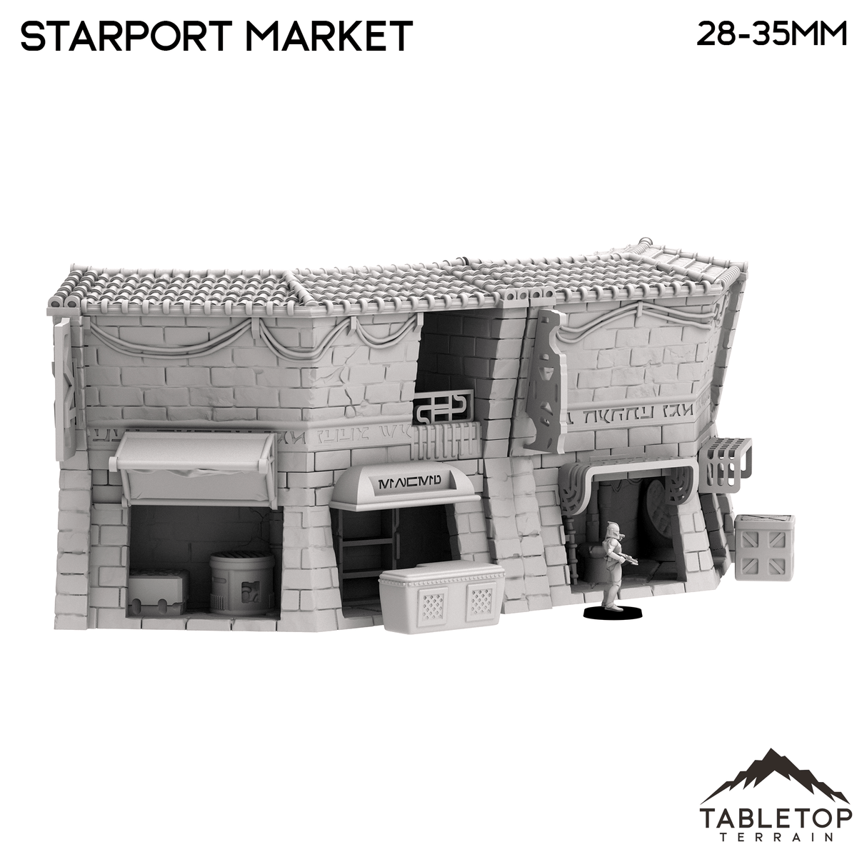 Tabletop Terrain Building Starport Market