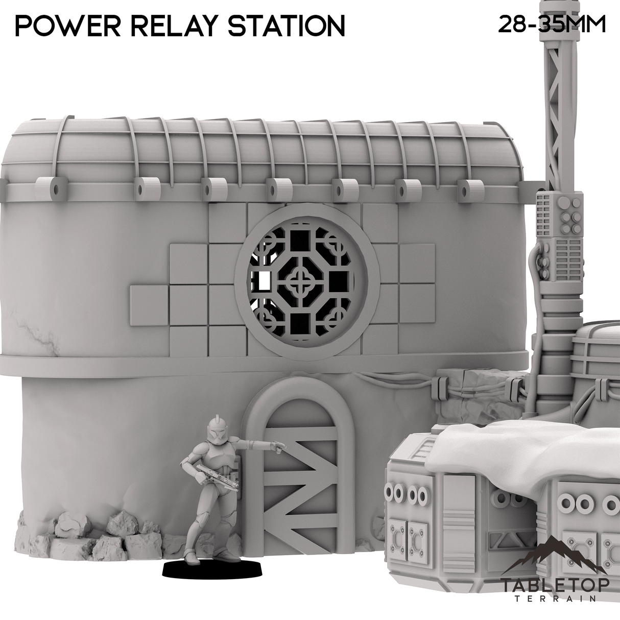 Tabletop Terrain Building Starport Power Relay Station