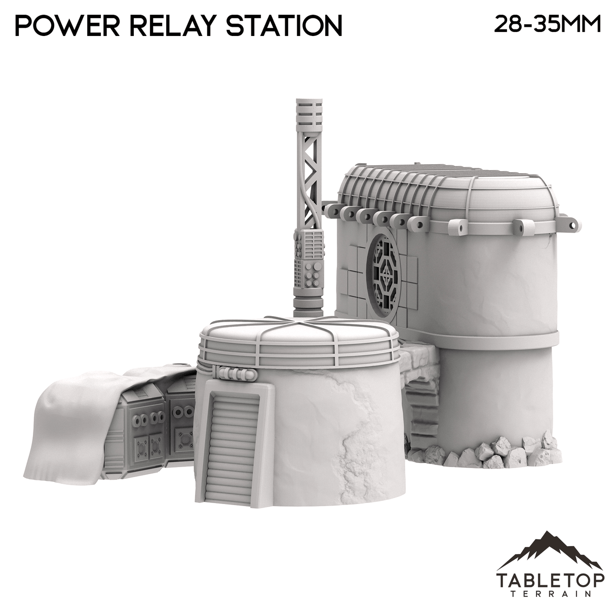 Tabletop Terrain Building Starport Power Relay Station