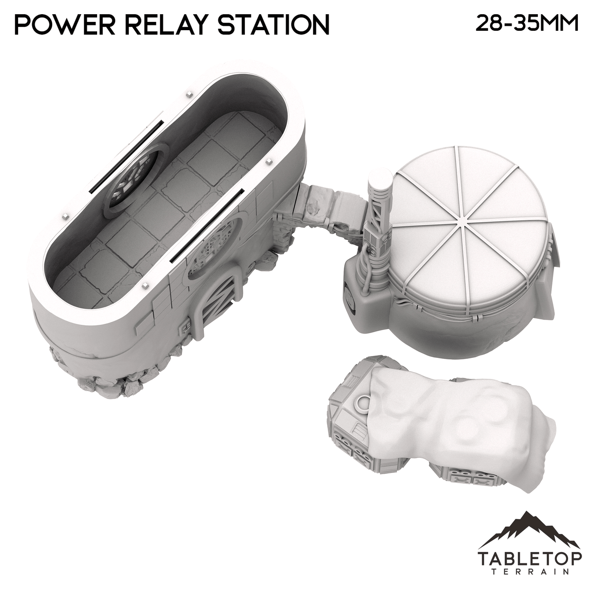 Tabletop Terrain Building Starport Power Relay Station