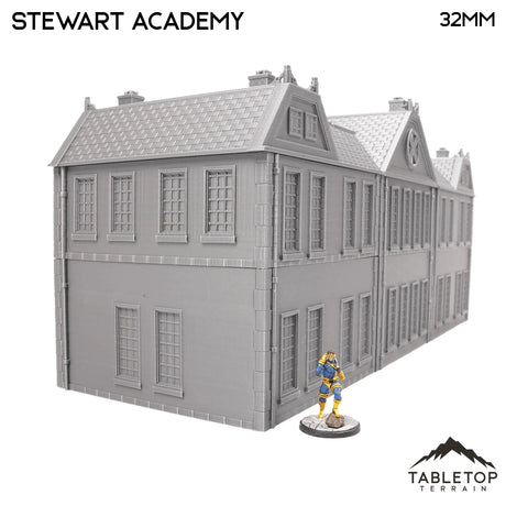 Tabletop Terrain Building Stewart Academy for the Gifted