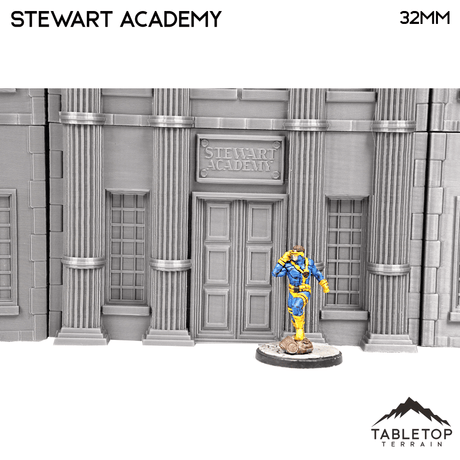 Tabletop Terrain Building Stewart Academy for the Gifted