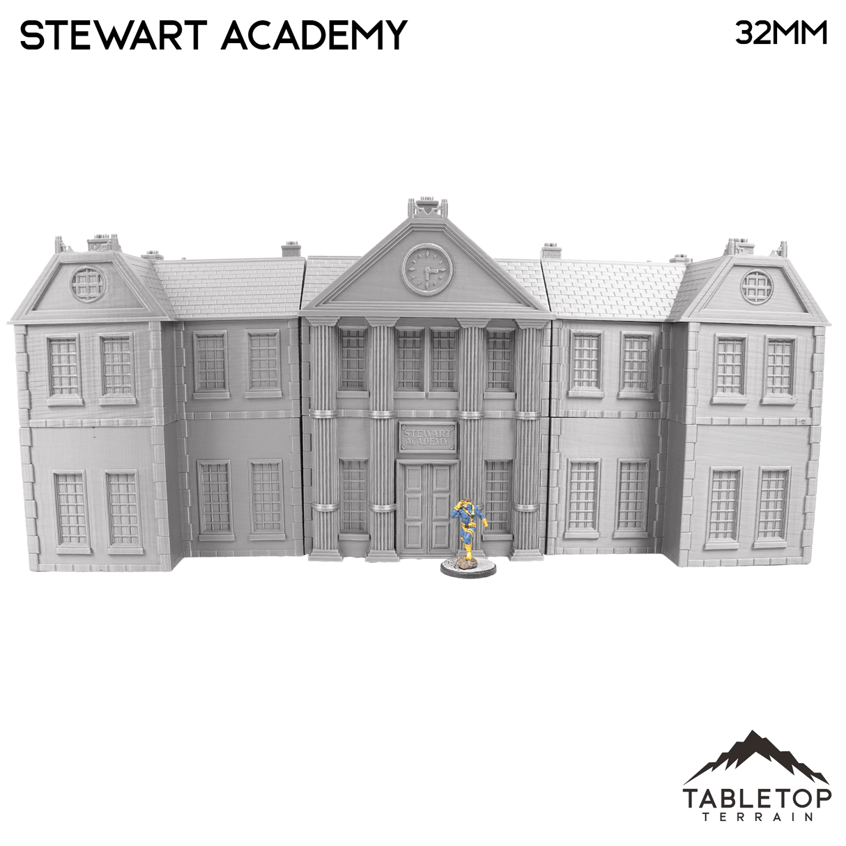 Tabletop Terrain Building Stewart Academy for the Gifted