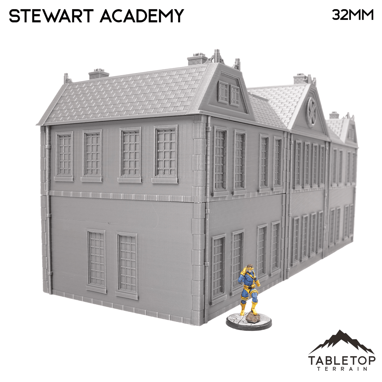 Tabletop Terrain Building Stewart Academy for the Gifted