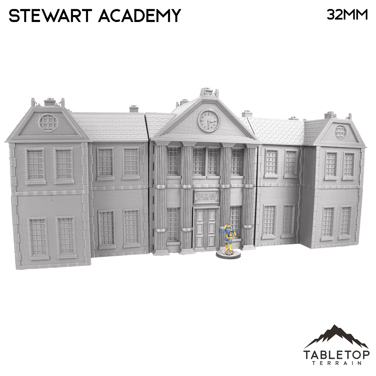 Tabletop Terrain Building Stewart Academy for the Gifted