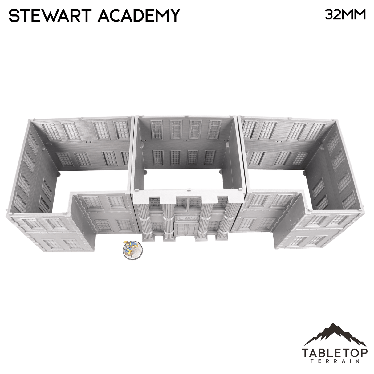 Tabletop Terrain Building Stewart Academy for the Gifted