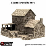 Tabletop Terrain Building Stonestreet Bakers - Country & King - Fantasy Historical Building