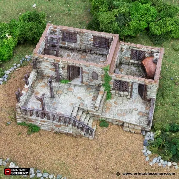 Tabletop Terrain Building Stonestreet Bakers - Country & King - Fantasy Historical Building