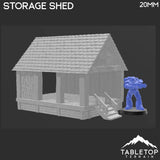 Tabletop Terrain Building Storage Shed - Town of Grexdale - Fantasy Building