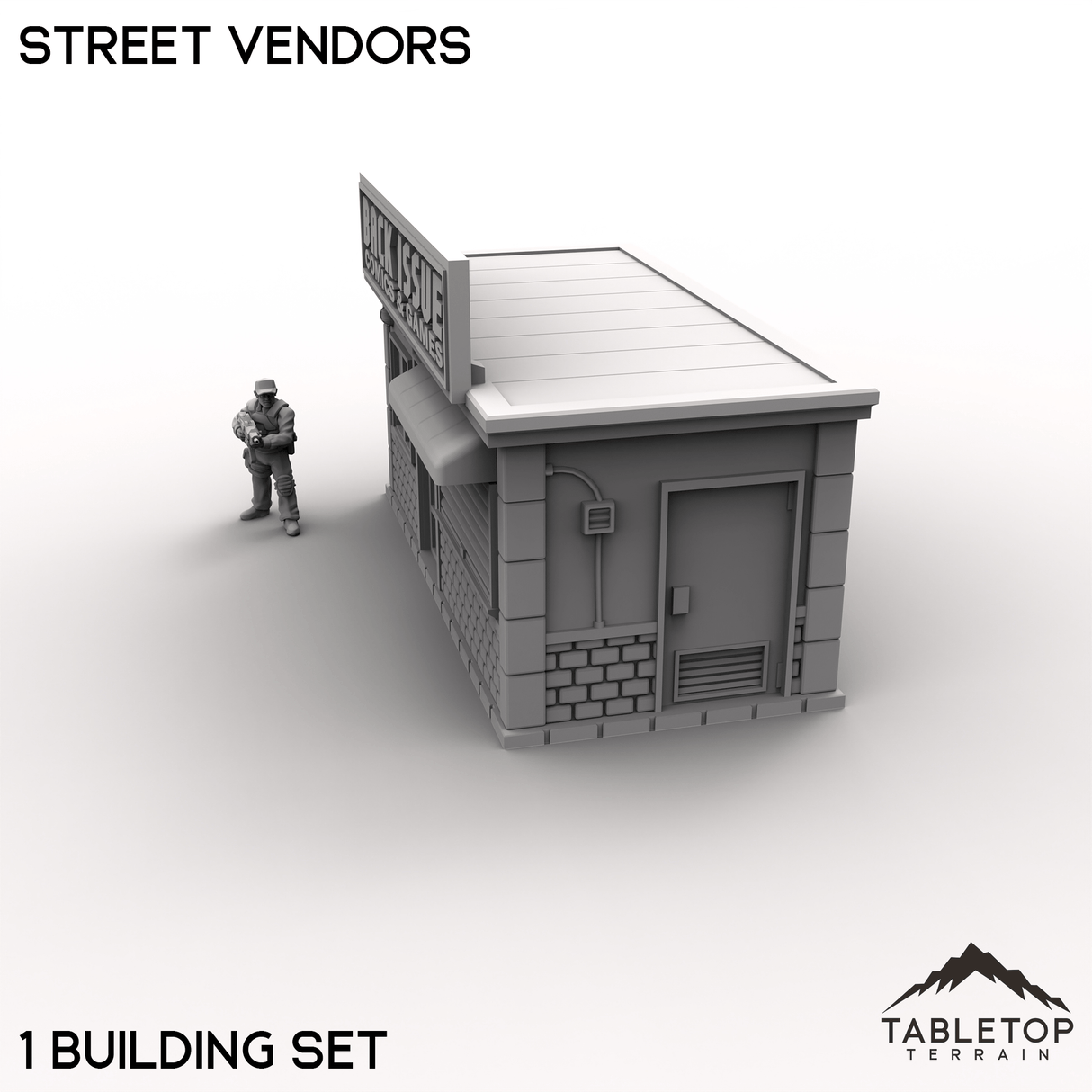 Tabletop Terrain Building Street Vendors - MCP Building