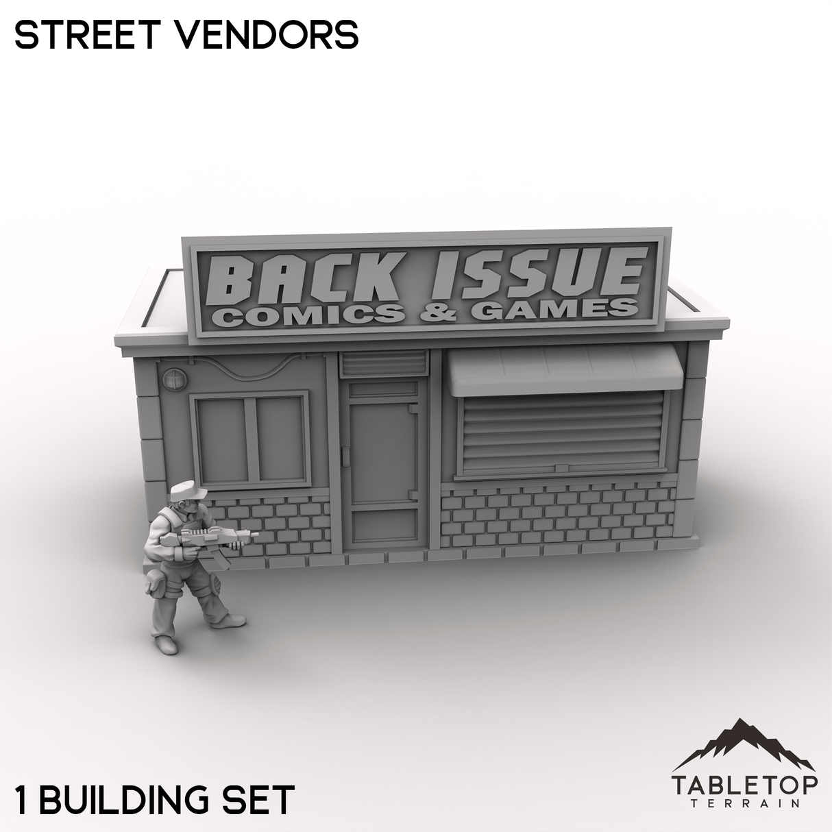 Tabletop Terrain Building Street Vendors - MCP Building