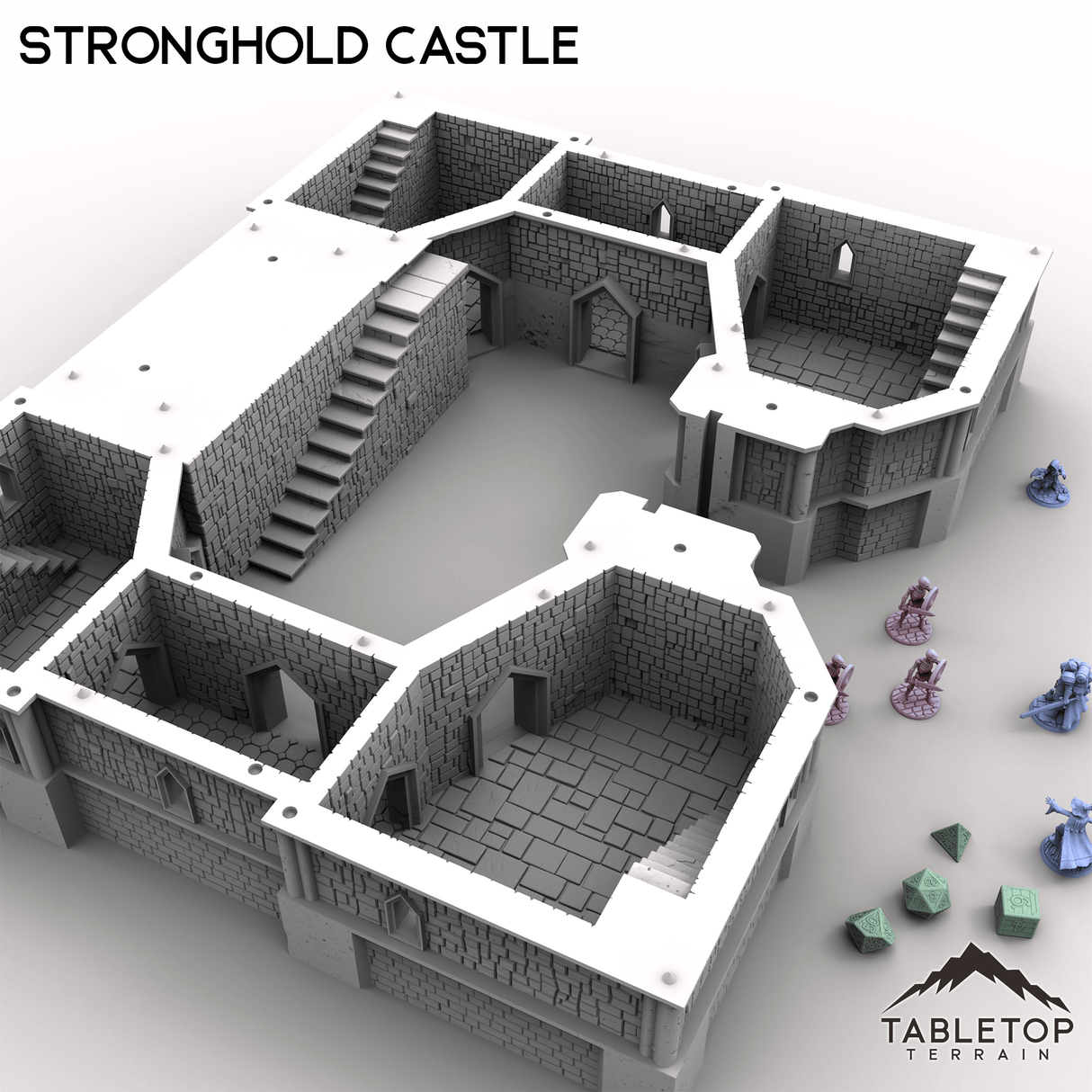 Tabletop Terrain Building Stronghold Castle