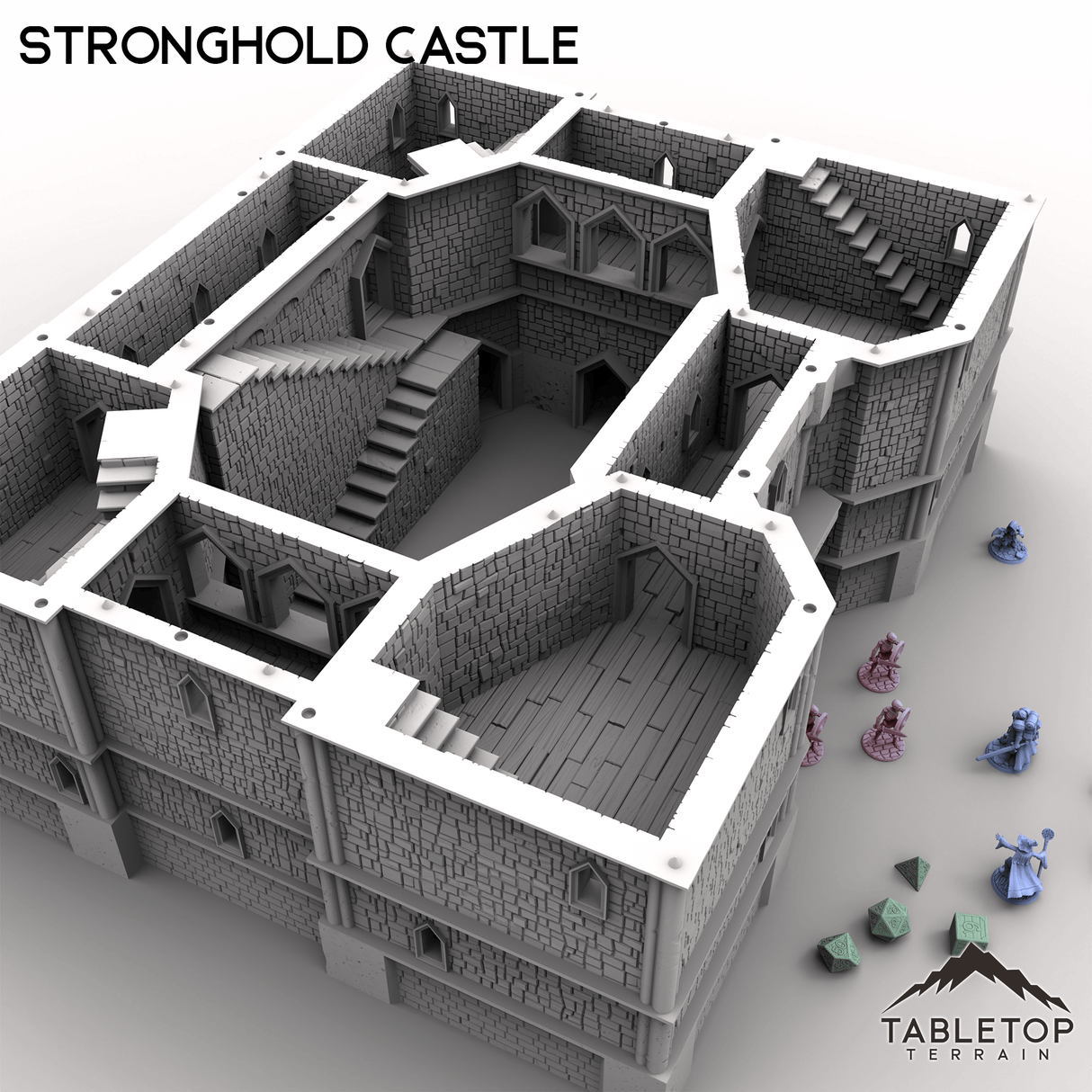 Tabletop Terrain Building Stronghold Castle