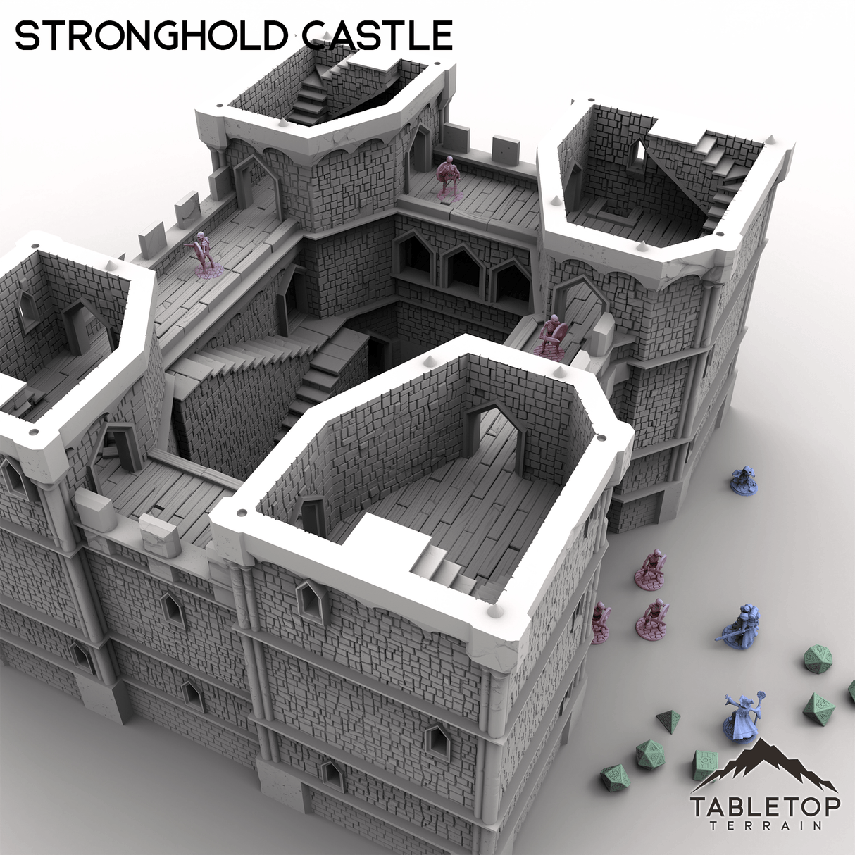 Tabletop Terrain Building Stronghold Castle