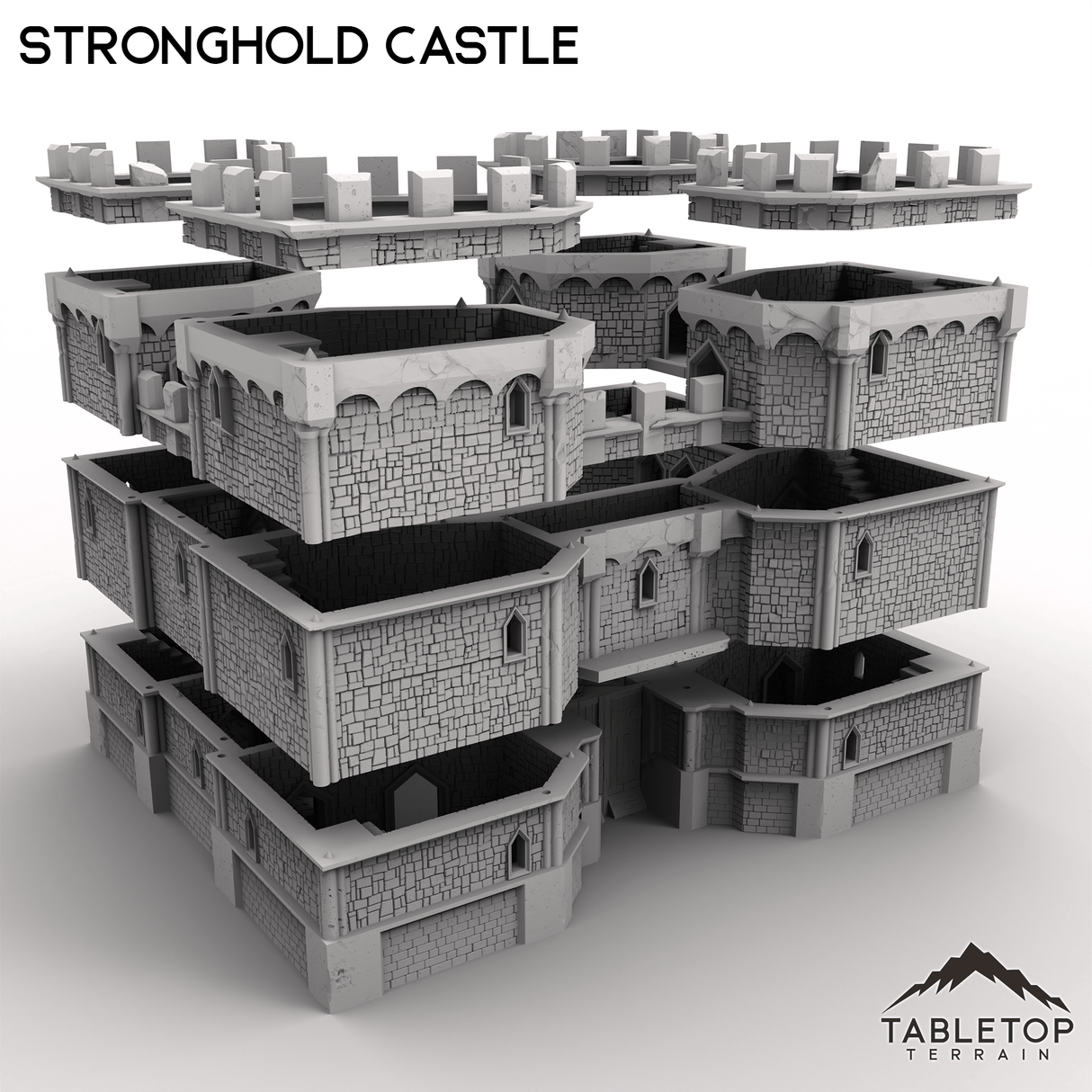 Tabletop Terrain Building Stronghold Castle