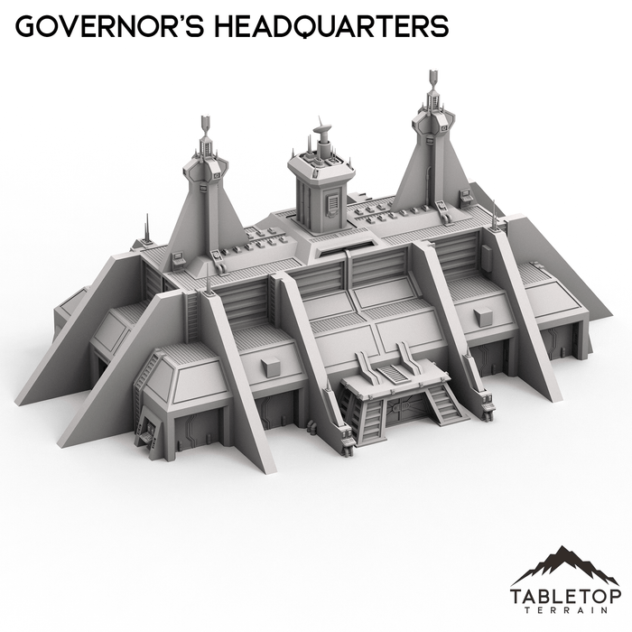 Tabletop Terrain Building Stronghold Governor's Headquarters