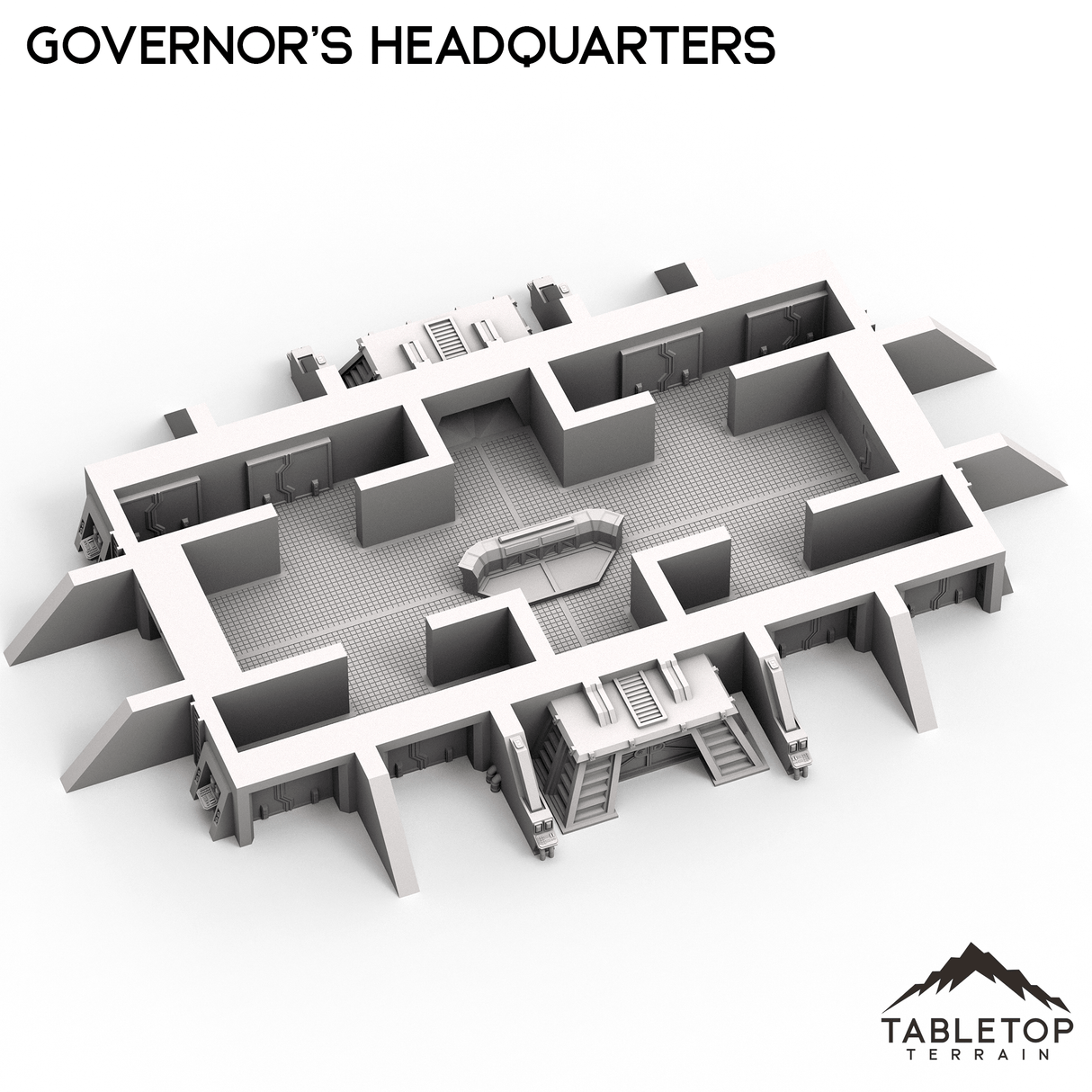 Tabletop Terrain Building Stronghold Governor's Headquarters