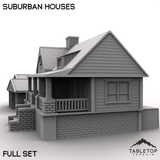 Tabletop Terrain Building Suburban Houses