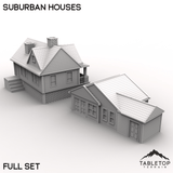 Tabletop Terrain Building Suburban Houses