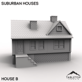 Tabletop Terrain Building Suburban Houses