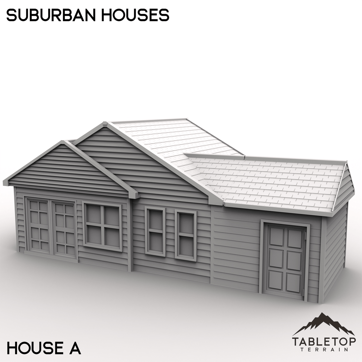 Tabletop Terrain Building Suburban Houses