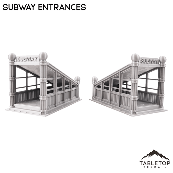 Tabletop Terrain Building Subway Entrance - Marvel Crisis Protocol Terrain