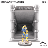 Tabletop Terrain Building Subway Entrance - Marvel Crisis Protocol Terrain