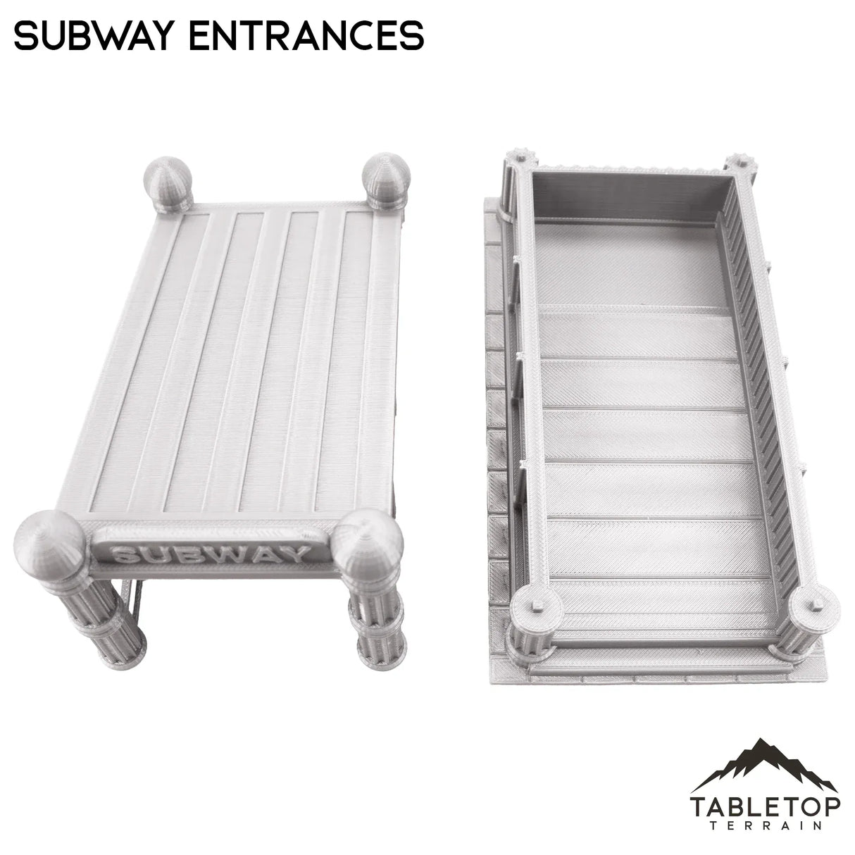 Tabletop Terrain Building Subway Entrance Set - Marvel Crisis Protocol Terrain