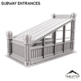Tabletop Terrain Building Subway Entrance Set - Marvel Crisis Protocol Terrain