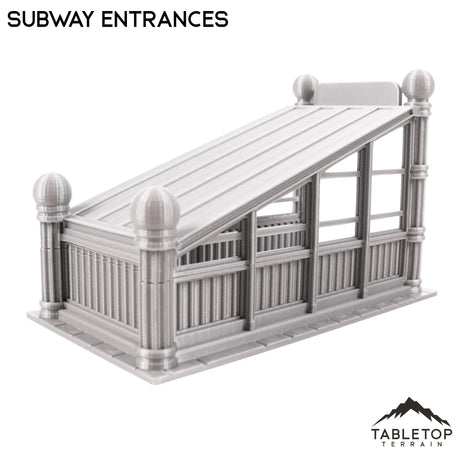 Tabletop Terrain Building Subway Entrance Set - Marvel Crisis Protocol Terrain