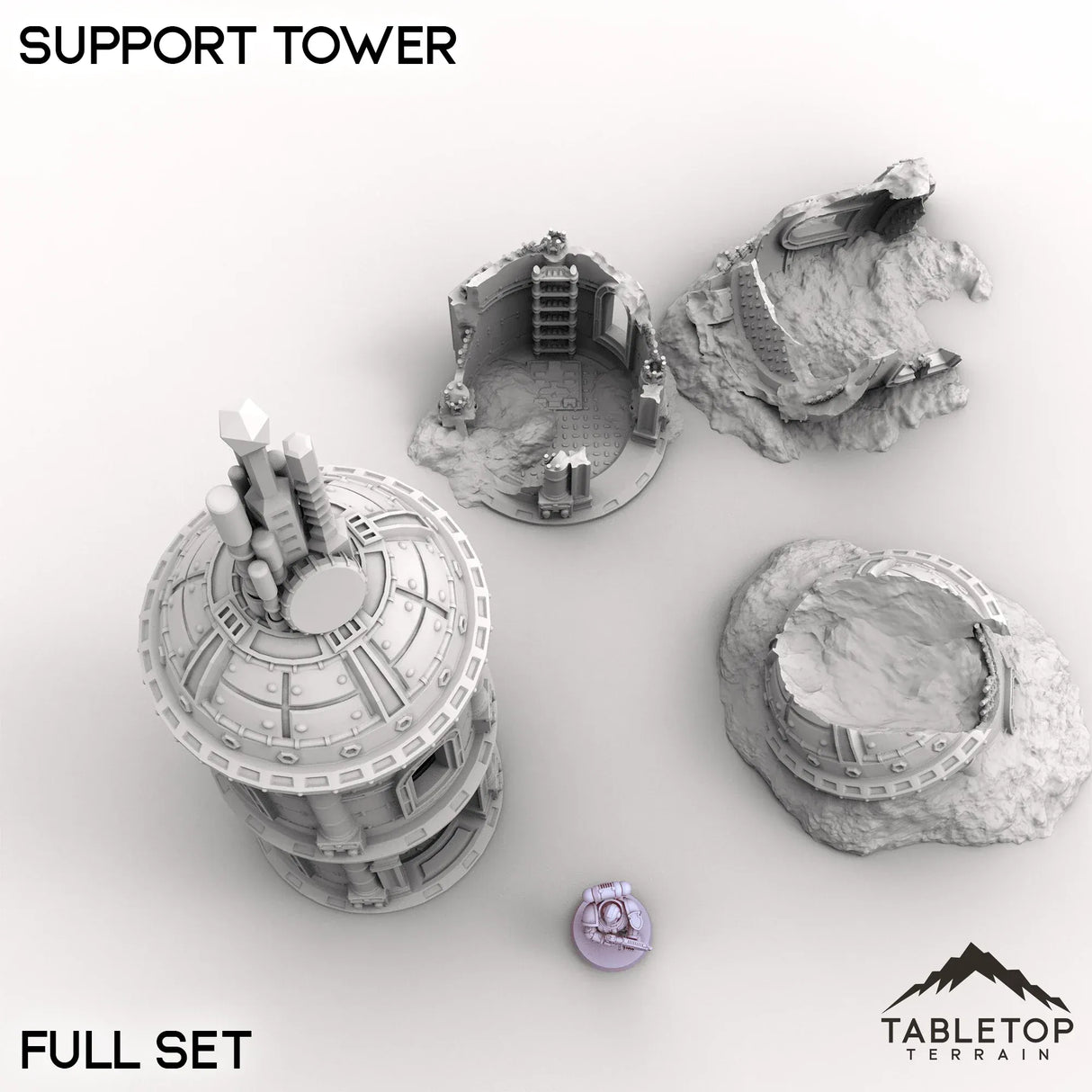 Tabletop Terrain Building Support Tower