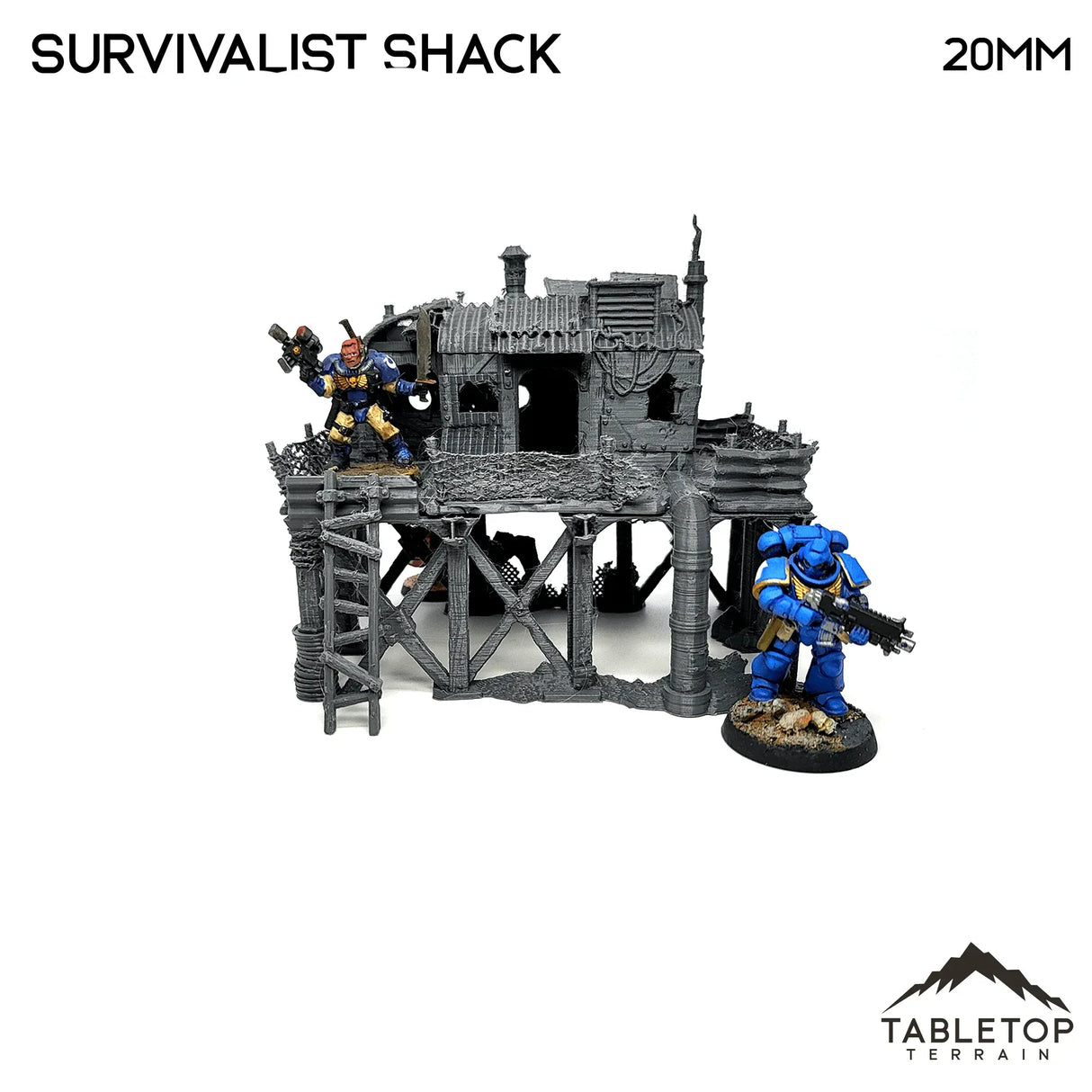 Tabletop Terrain Building Survivalist Shack - Apocalyptic Building