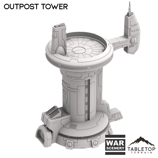 Tabletop Terrain Building Taui Outpost Tower