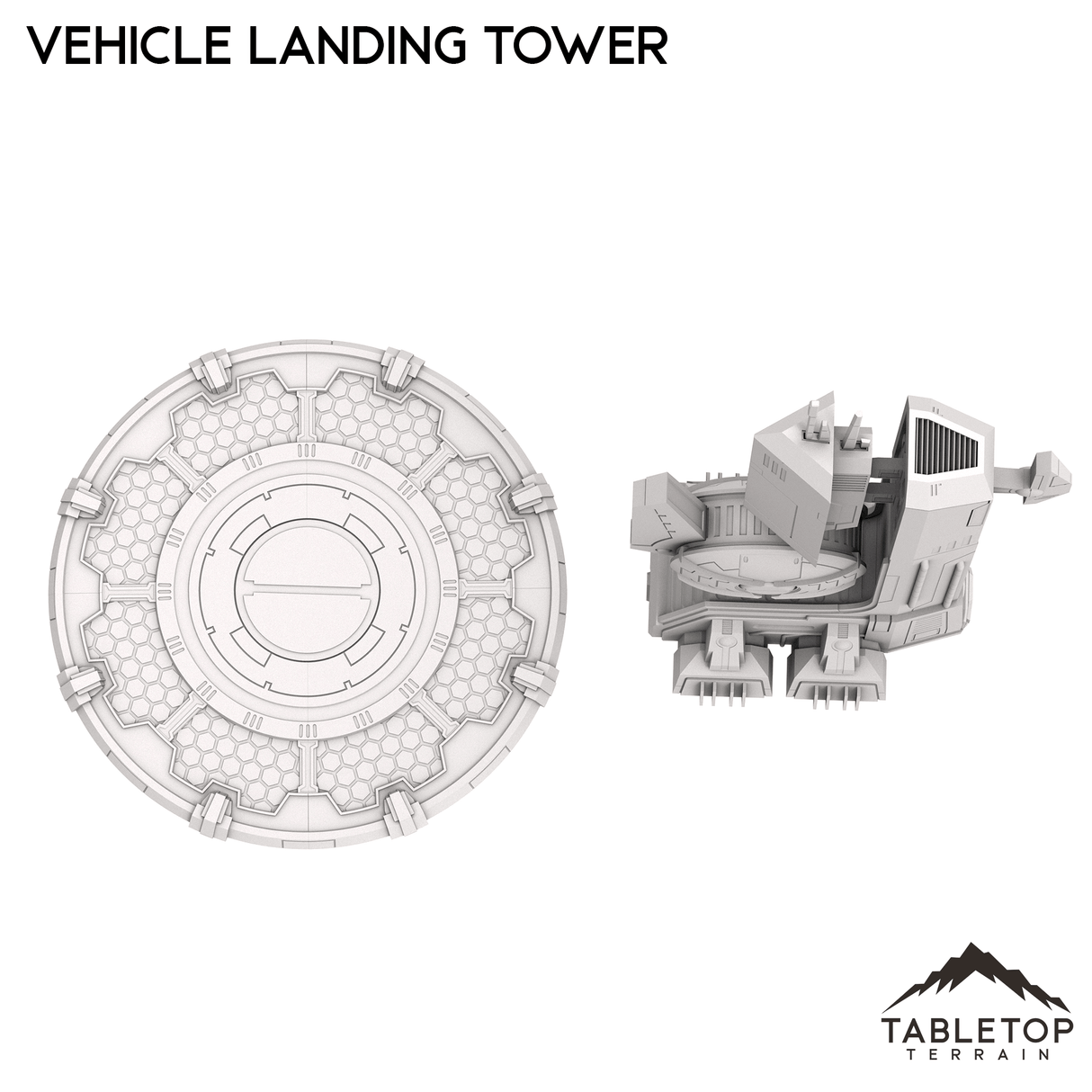 Tabletop Terrain Building Taui Vehicle Landing Tower