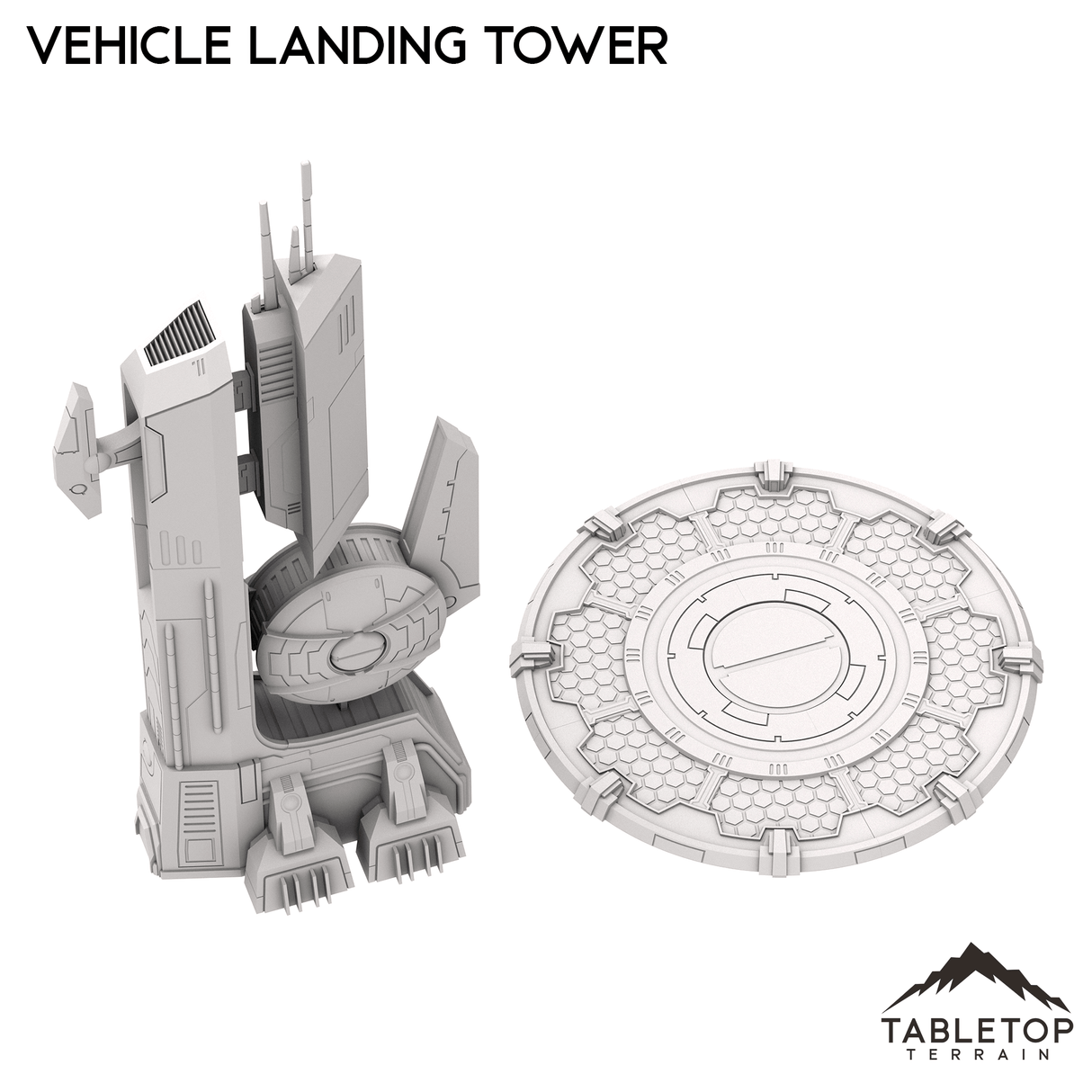 Tabletop Terrain Building Taui Vehicle Landing Tower