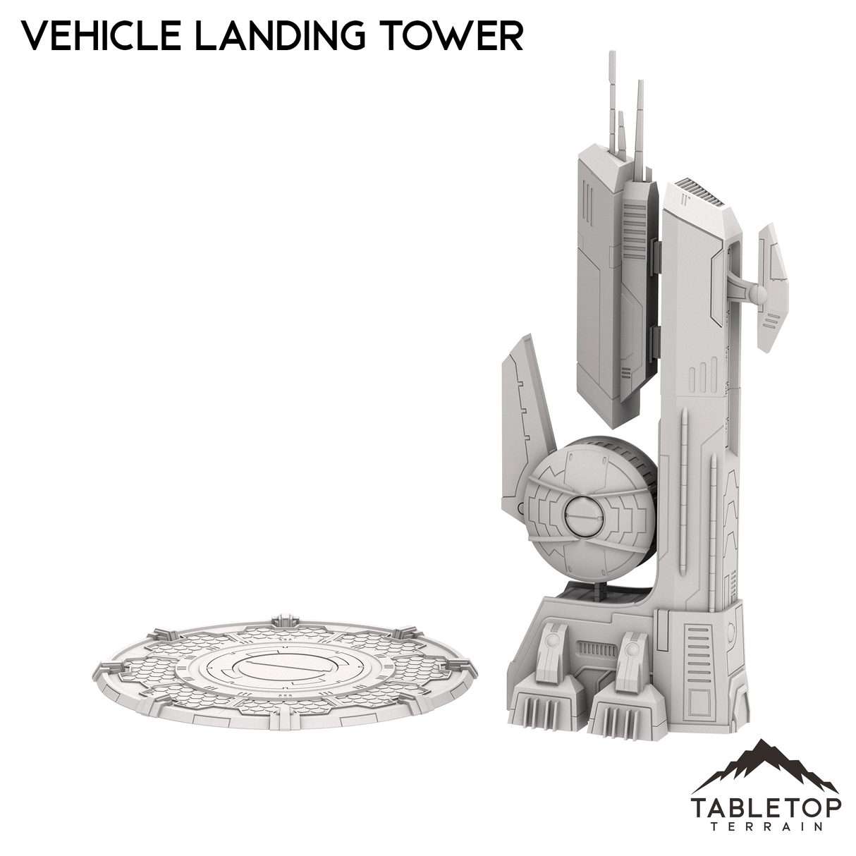 Tabletop Terrain Building Taui Vehicle Landing Tower