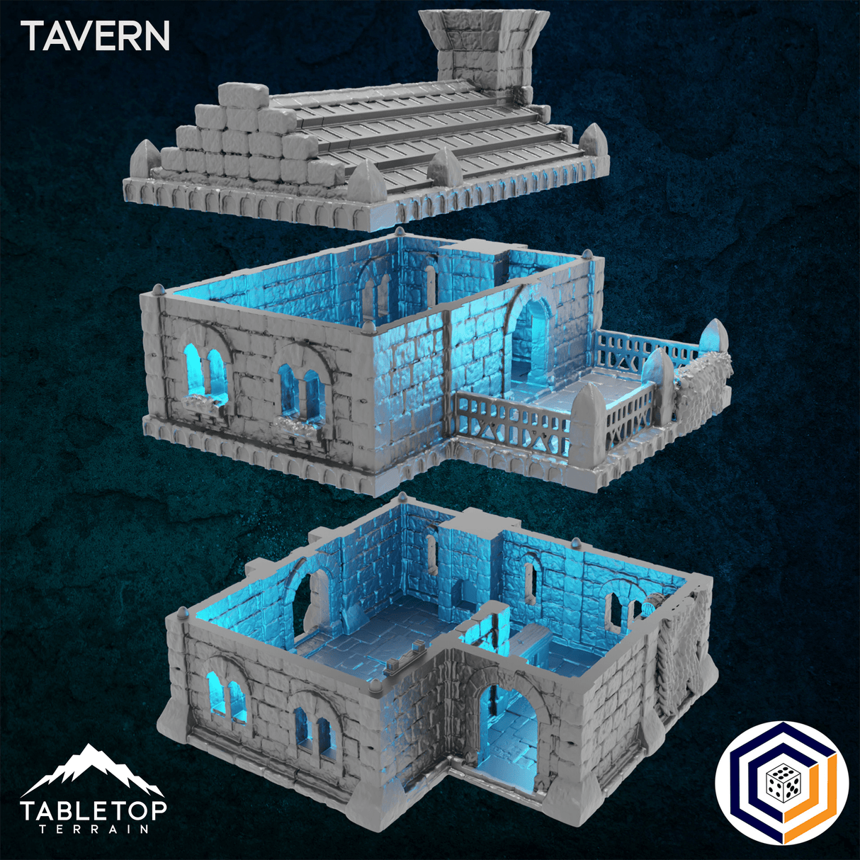 Tabletop Terrain Building Tavern - Kingdom of Tor Ithilas