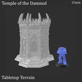 Tabletop Terrain Building Temple of the Damned - Demon Fantasy Building